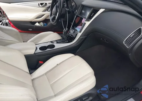 2017 Infiniti Q60 3.0T Red Sport 400 from USA, damaged, VIN JN1FV7EL3HM701808